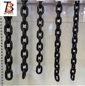 G80 Črna dvižna tovorna veriga za električno dvižno verigo 10mm