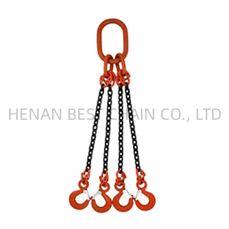 Lifting Chain Sling With Master Link G80 Clevis Hook