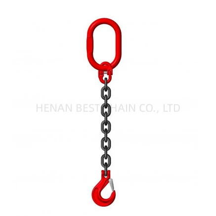 Lifting Chain Sling With Master Link G80 Clevis Hook